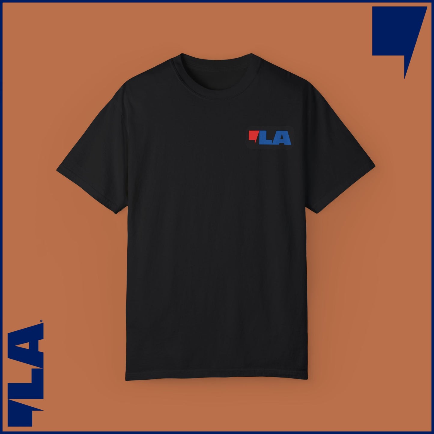 KAMALA/COMMA LA - MEDIUM WEIGHT T-SHIRT (50% of the PROFIT IS DONATED IMMEDIATELY to the HARRIS-WALZ CAMPAIGN through ActBlue).