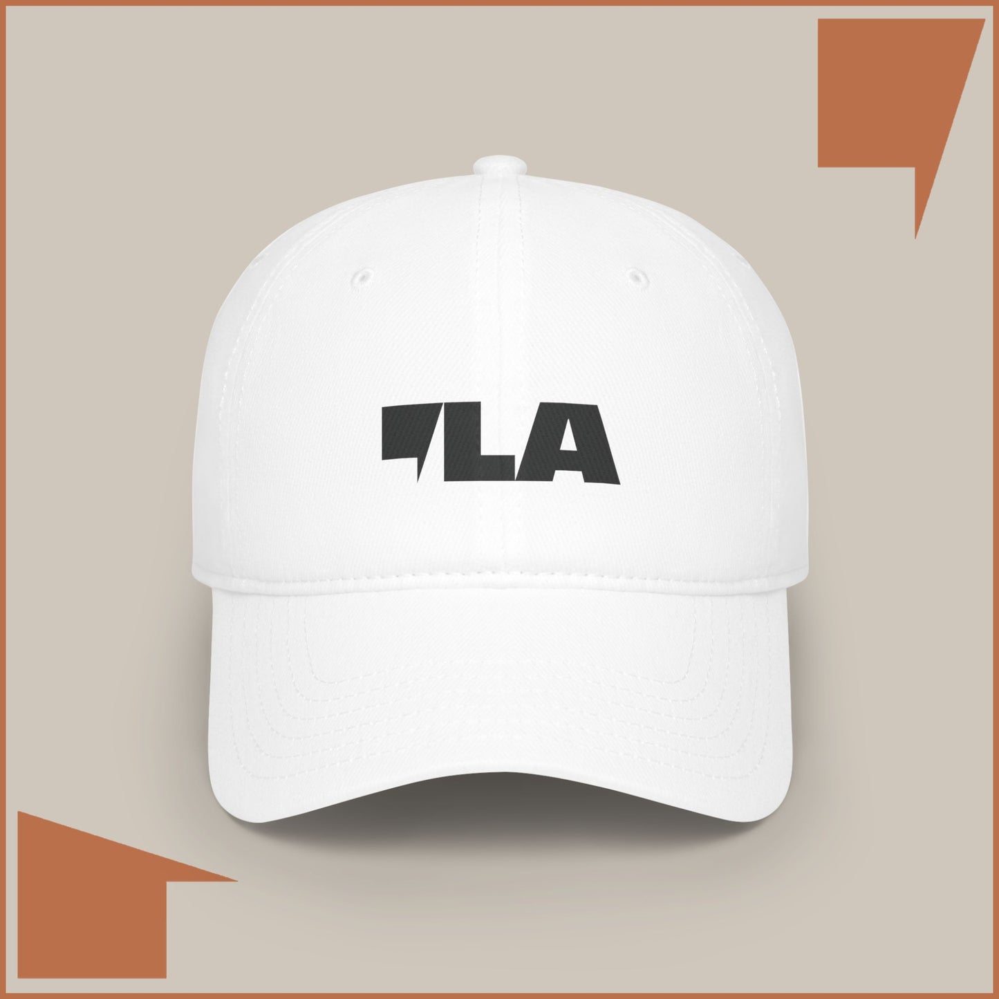 COMMA LA/KAMALA - LOW PROFILE BASEBALL CAP - BLANC