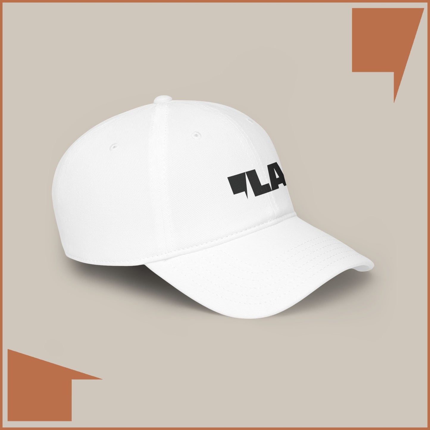 COMMA LA/KAMALA - LOW PROFILE BASEBALL CAP - BLANC